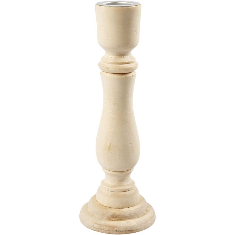 Candle Light Holder 16.5cm poplar