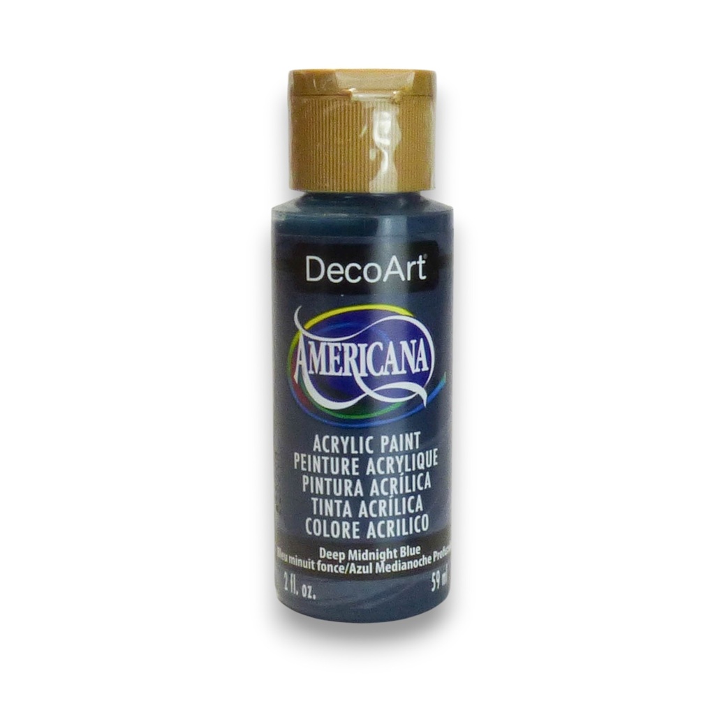 Deep Midnight Blue Americana Acrylic 2Oz.