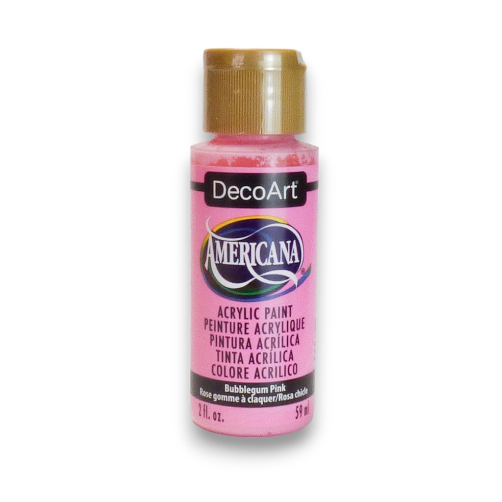 Bubble-gum Pink Americana Acrylic 2Oz.