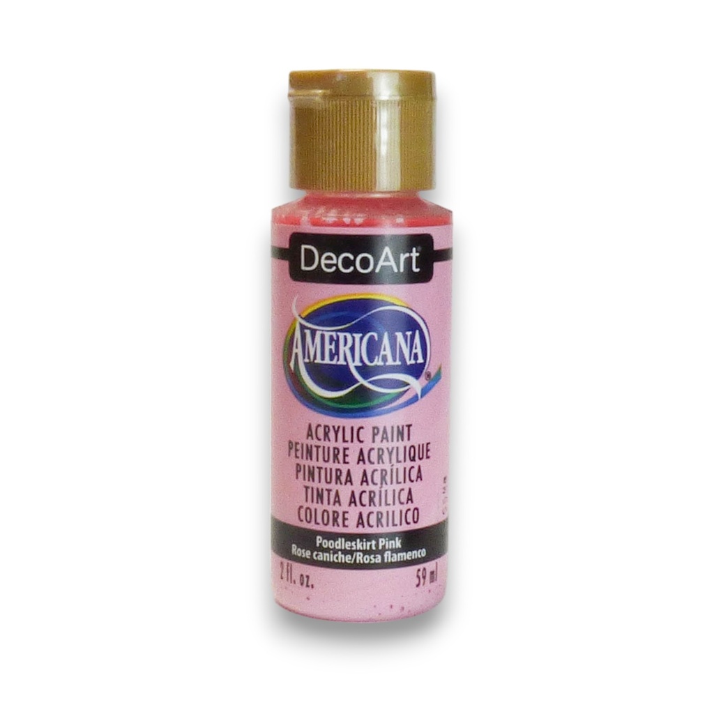 Poodle skirt Pink Americana Acrylic 2Oz.