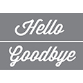 Hello Script 6"x18" 2 pack stencils