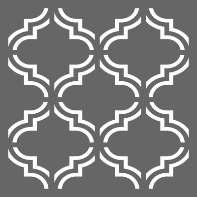 Moroccan Tile Stencil