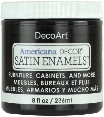 Classic Black Satin Enamels 8oz