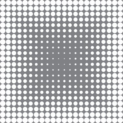 Halftone 8x8 Stencil