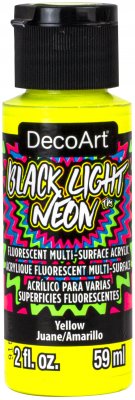 Yellow Black Light Neon