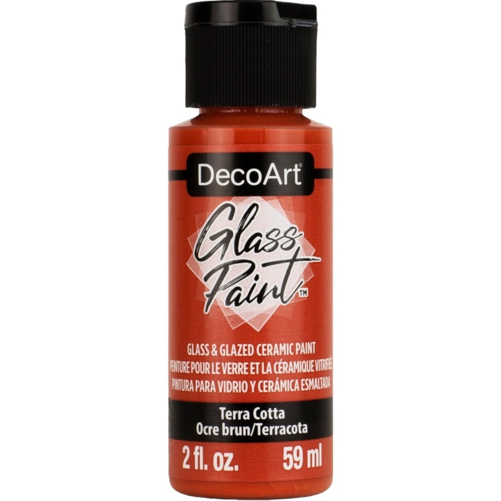 Terra Cotta Glass Paint - 2Oz.