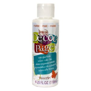 Decoupage Sealer/Glue Matte 4Oz.Matte