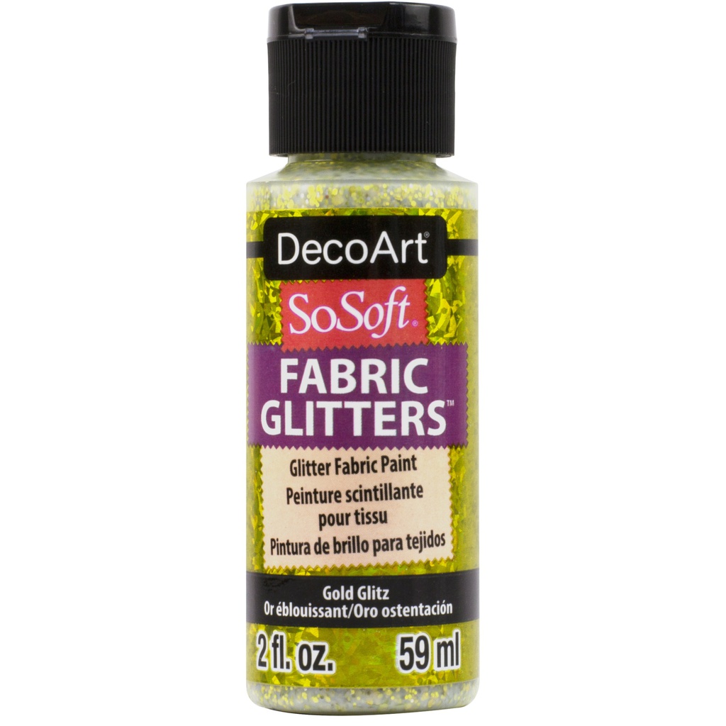 Gold Glitz Fabric Paint