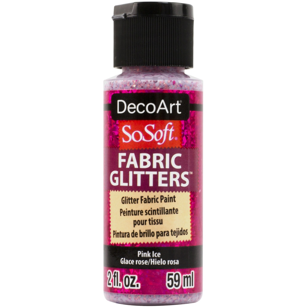 Pink Ice DecoArt SoSoft Fabric Paint