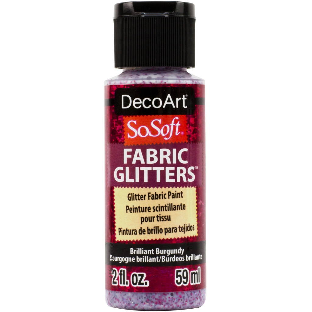 Brilliant Burgundy DecoArt SoSoft Fabric Paint