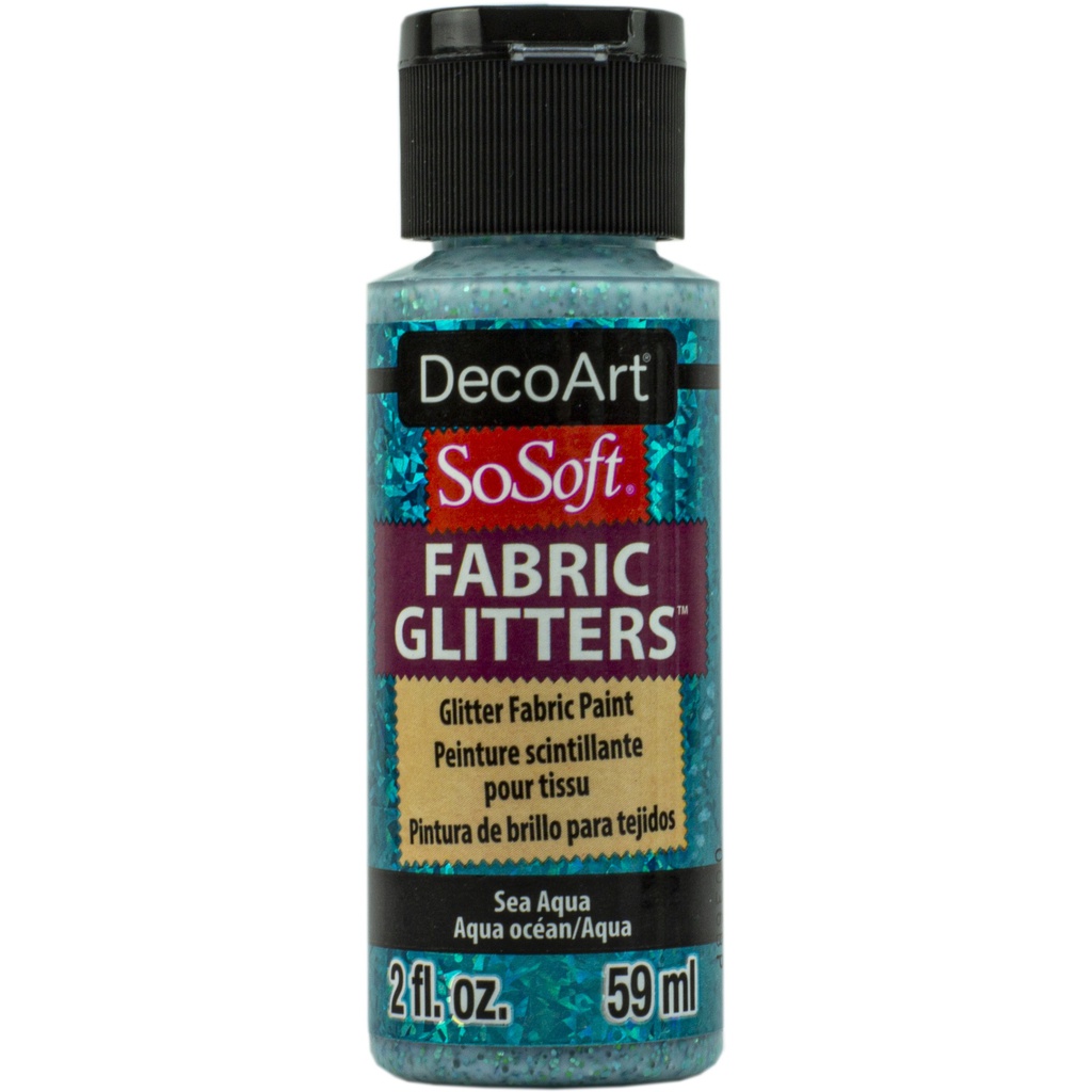 Sea Aqua DecoArt SoSoft Fabric Paint