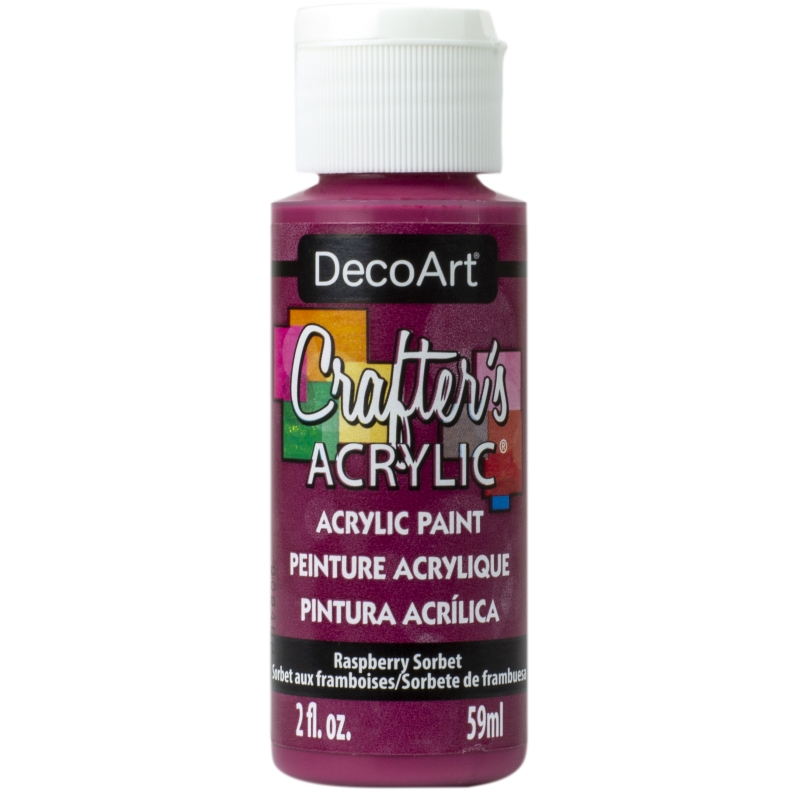 Raspberry Sorbet Crafters Acrylic 2oz