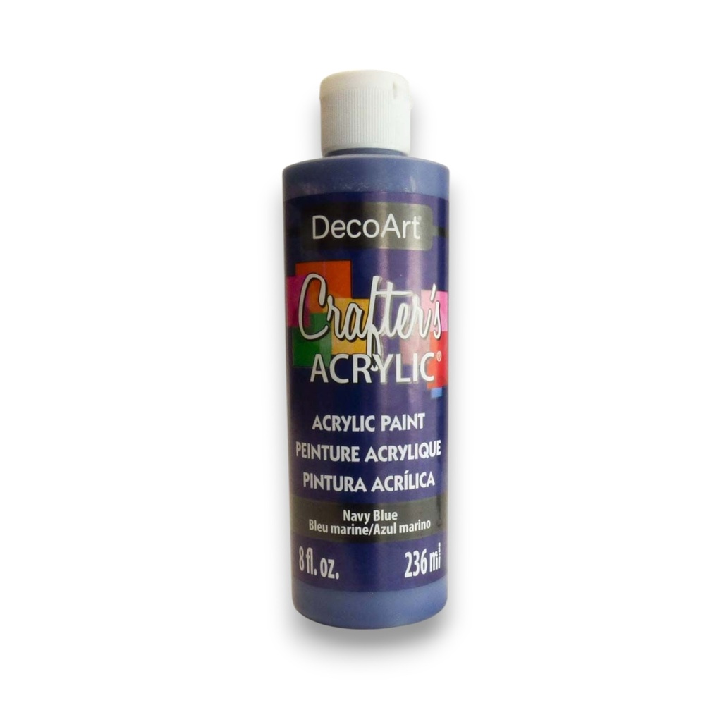 Navy Blue Crafters Acrylic 8Oz