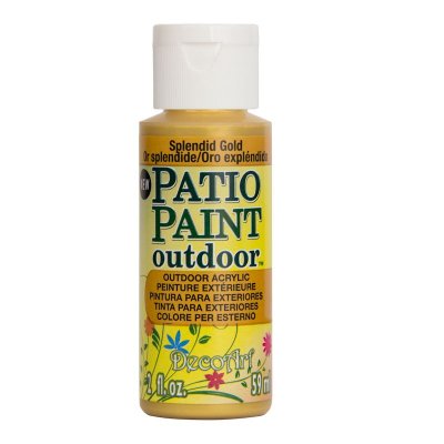 Splendid Gold Patio Paint