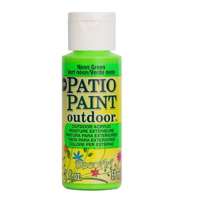 Neon Green Patio Paint