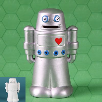 Robot Bank 2(Moneybox) (carton of 6)