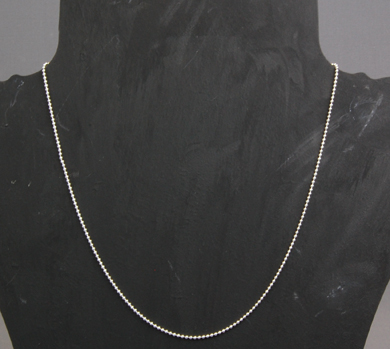 Silver Ball Chain 18"