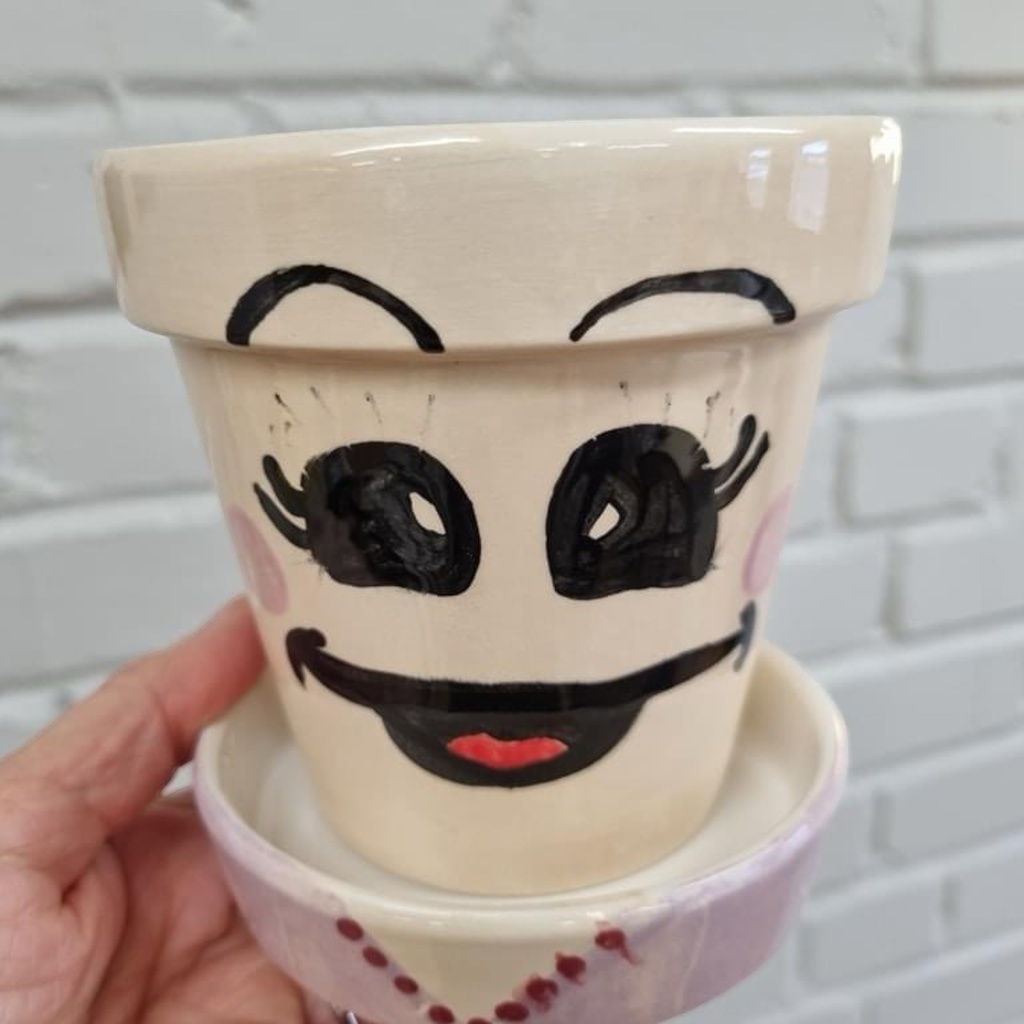 Flower Pot & Saucer (carton of 6)