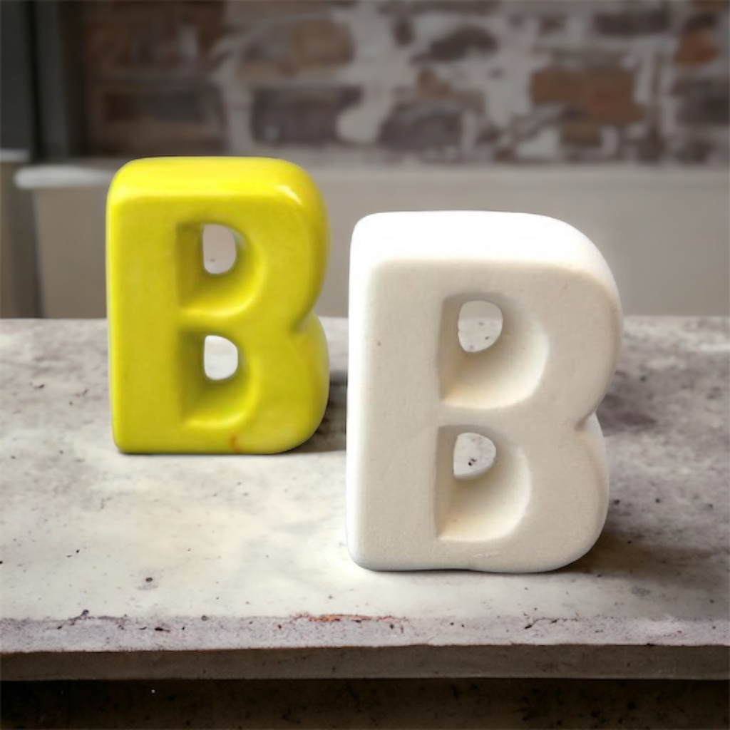 3D Letter B 4.5cm (pack of 6)