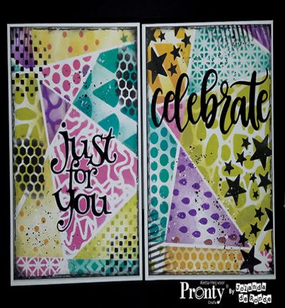 Geometric backgrounds A4by Jolanda