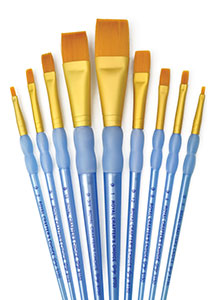 9 PC GT SHADER/WASH BRUSH SET 3 pack