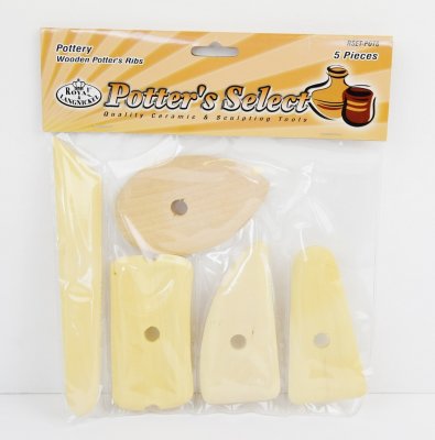 Wooden potter's rib 5 pc