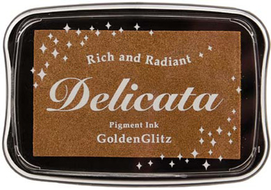 Delicata Ink Pad Golden Glitz