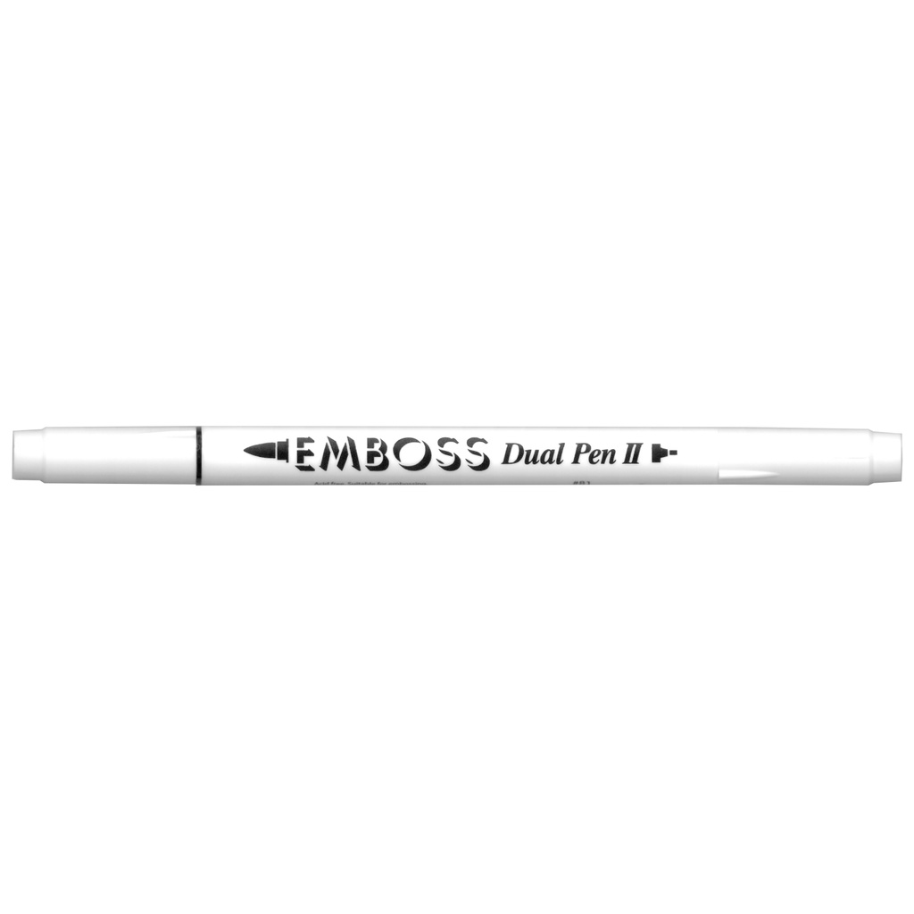 Dual Emboss Pen II Clear - Brush Tip