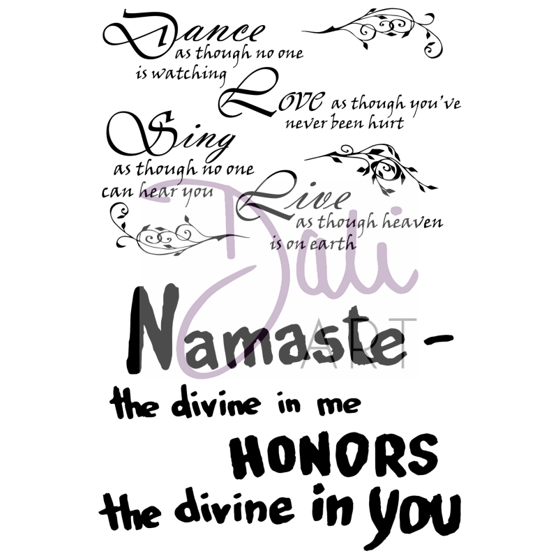 DA Dance, Love, Sing & Namaste A6