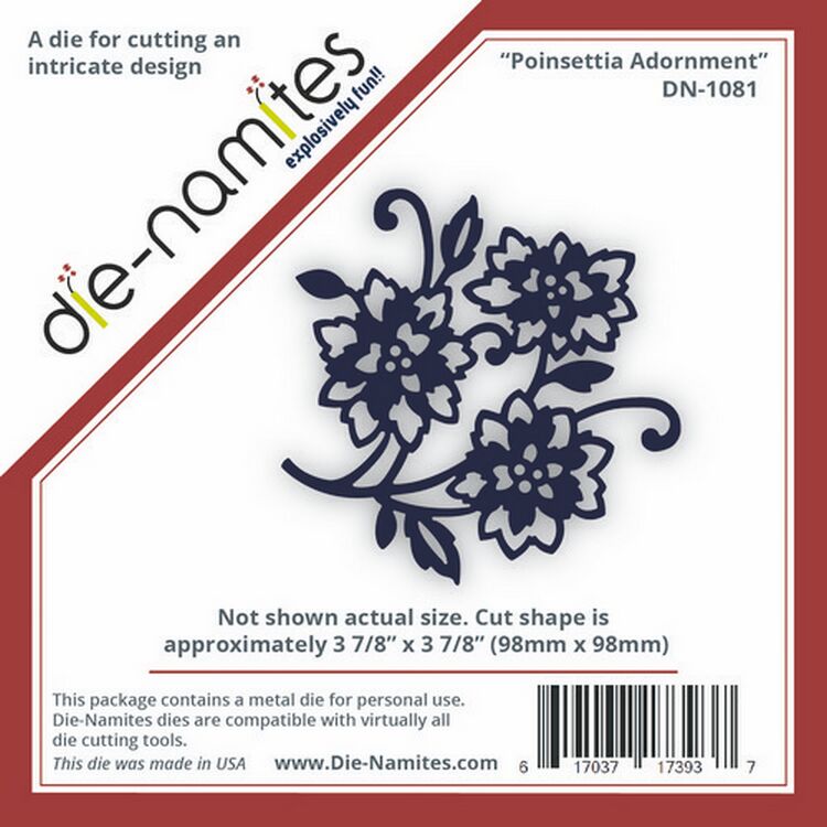 Die-Namites Poinsettia Adornment