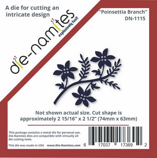 Die-Namites Poinsettia Branch