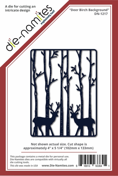 Deer Birch Background