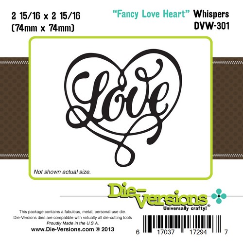 Whispers - Fancy Love Heart