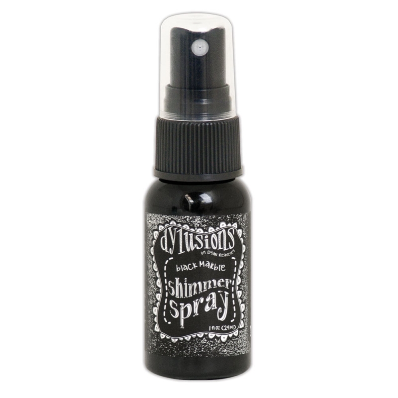 Dylusions Shimmer Spray Black Marble