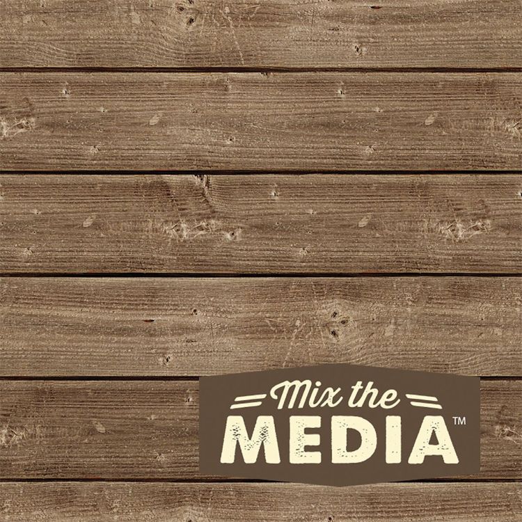 Mix The Media 6"X6" Wood Plank