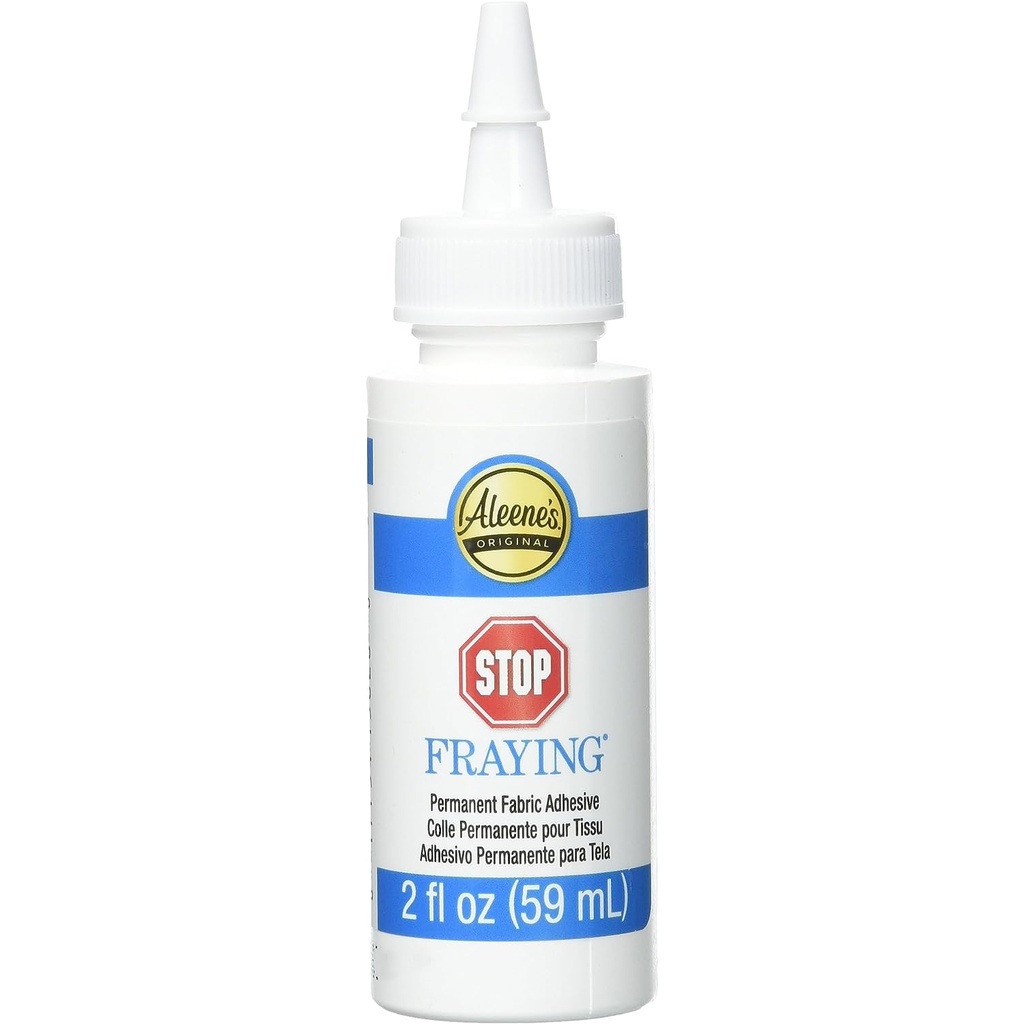 Aleenes Stop Fraying Permanent Fabric Adhesive 2oz