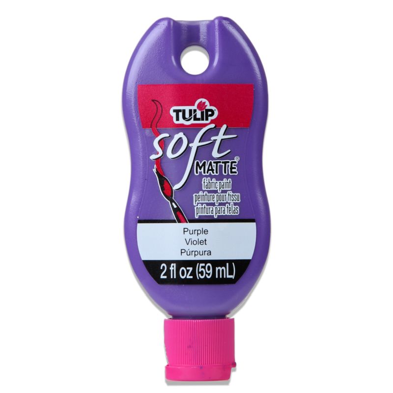 Tulip Matte Purple Soft Fabric Paint 2oz