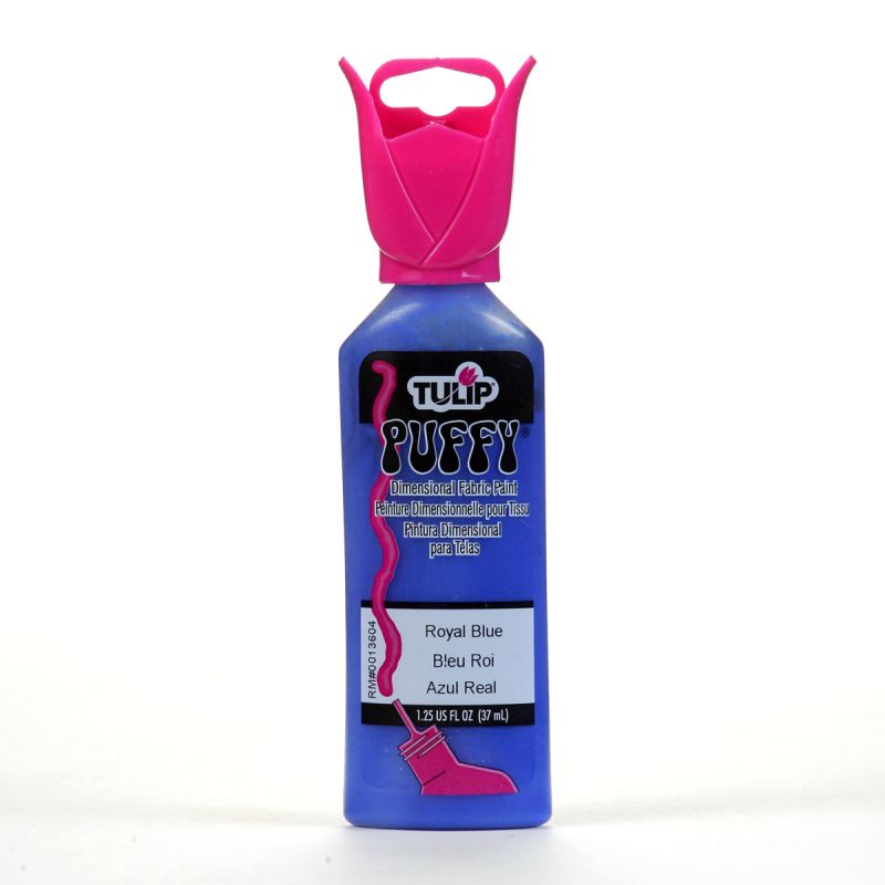 Tulip Puffy Royal Blue Dimensional Fabric Paint 1.25oz