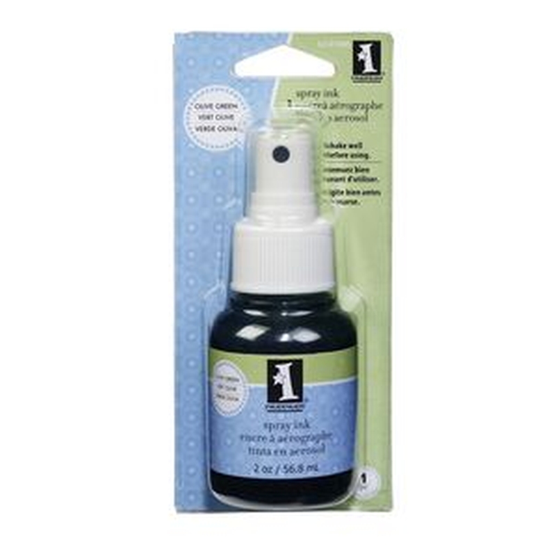 Spray Ink Olive Green