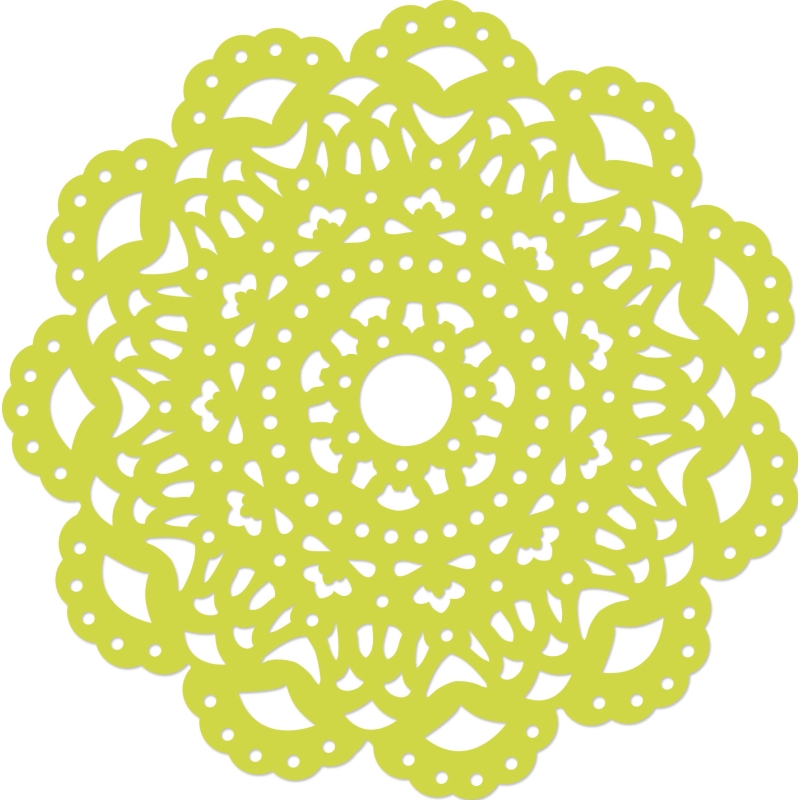 Decorative Die Detailed Doily