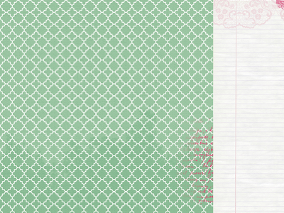 12x12 Scrapbook Paper-Damsel Sold in Packs of 10 Sheets