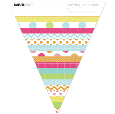 Pop! Bunting Paper Pad 12x12"