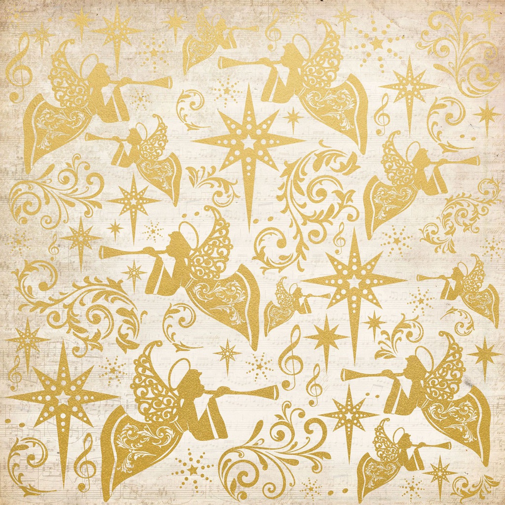 Holy Night 12x12 Scrapbook Paper