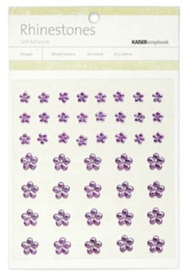 Mx Flower Rhinestones - Lilac