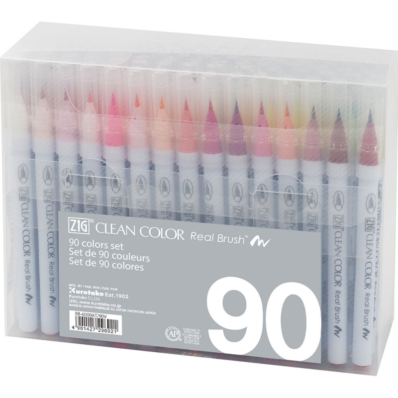 Zig Clean Colour Real Brush x90 Colour Set