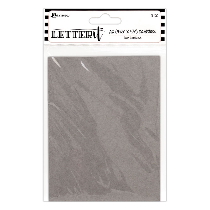 Cardstock Grey 4.25 inch x 5.5 inch