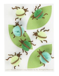 Pom Pom Bug Stickers