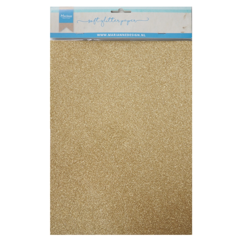 Soft Glitter paper - Gold