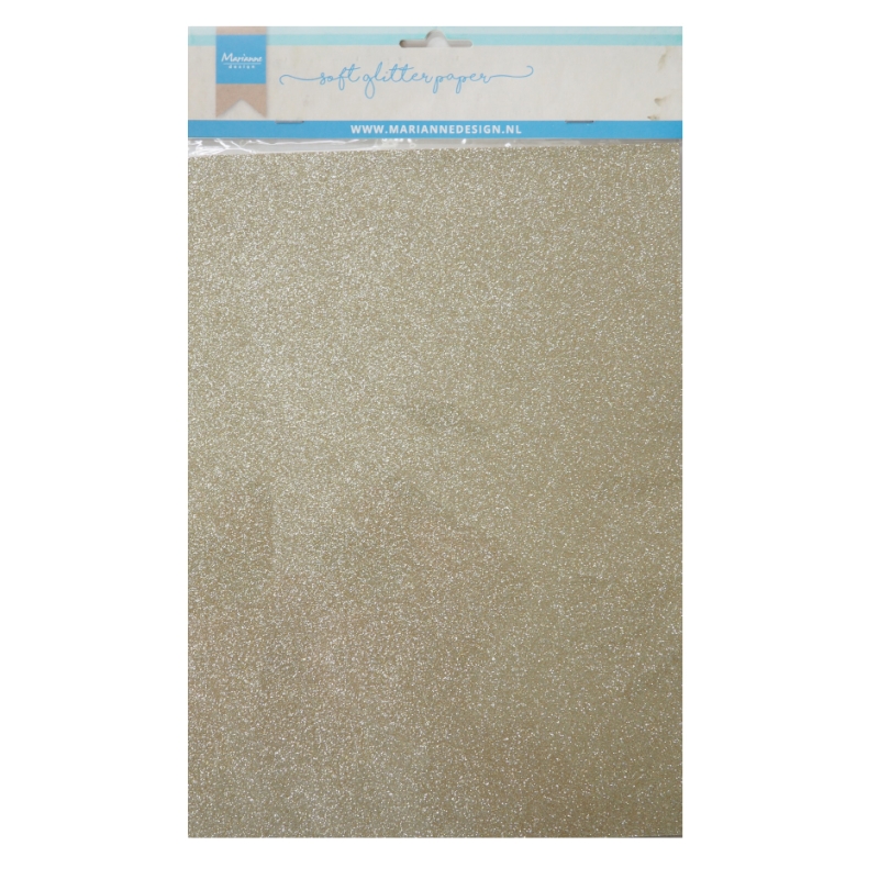 Soft Glitter paper - Platinum