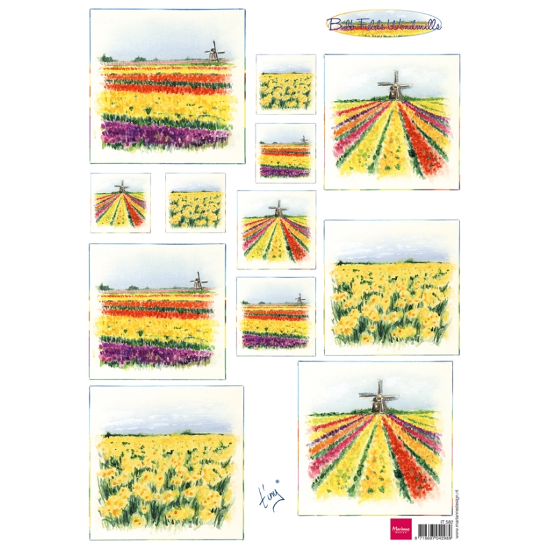 Bulb fields windmills Sold in Packs of 10's